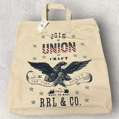 Bolso de Mano de Compras RRL Doble RL Ralph Lauren Union of Craft Lona Foto 1 de 4