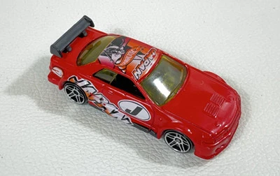 VTG Hot Wheels Nissan Skyline Red "J" Japan 2001 Loose Diecast Car 1:64 EUC Rare - Image 1 of 4