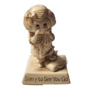 Vintage R&W Berries "Sorry To See You Go" Figur 1975 Resin USA 9072 - Bild 1 von 11