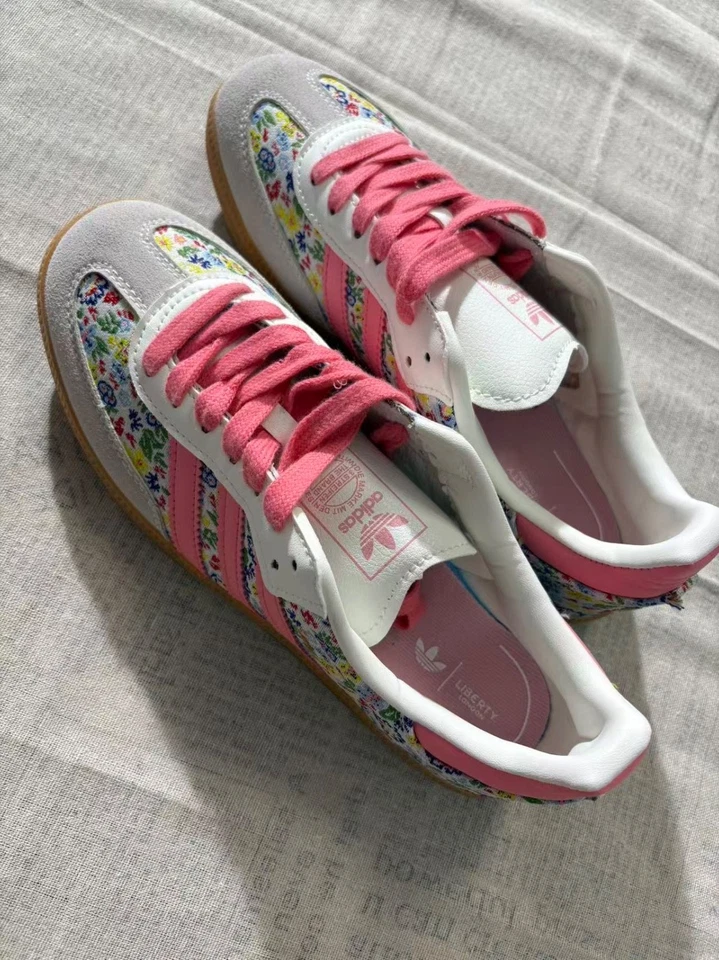 Womens Adidas UK 5.5 Samba OG Liberty London Floral Trainers Brand new in Box