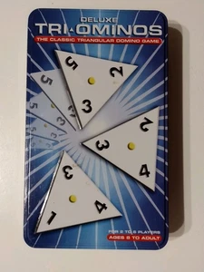 Deluxe Tri-Ominos Classic Triangular Domino Spiel Pressman 100% vollständig - Bild 1 von 3