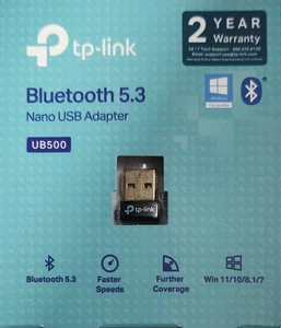 TP-Link UB500 Bluetooth 5.0 Wireless USB Dongle Adapter for PC Computer/XBox/PS4 - Picture 1 of 2