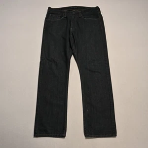 Bullhead Denim Co Jeans Mens 32x30  Slim Straight Dark Wash Zip Fly - Picture 1 of 11