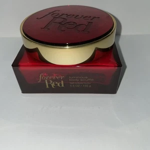 NEW! BATH & BODY WORKS FOREVER RED LUMINOUS BODY SOUFFLE 5.5oz RARE - Picture 1 of 3