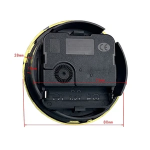Insert d'horloge à quartz 80 mm pour réparation d'horloge à faire soi-même c - Foto 1 di 26