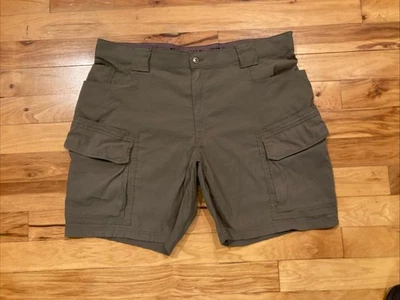 Pantalones Cortos Duluth Trading Flex Dry on the Fly Carga Elastizados Relajados Verdes Hombres 42 x 9 Foto 1 de 4