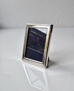 Marco de fotos de plata de ley 925 / marco de fotos marco de pie - muy buen estado - Imagen 1 de 9