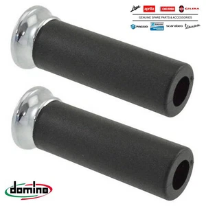 COPPIA MANOPOLE NERO/CROMATO ORIGINALE PIAGGIO BEVERLY CRUISER 500 2007-2012 - Imagen 1 de 3