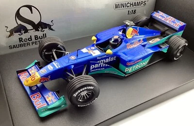 Minichamps 1:18 Scale Red Bull Sauber Petronas C19 Pedro Diniz - Image 1 of 4