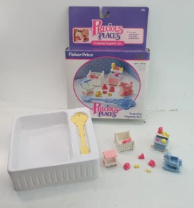 Set mobili asilo Fisher Price 5175 luoghi preziosi - completo vintage 1988 - Foto 1 di 12
