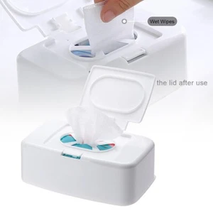 Tissuebox Feuchttücherbox Papier Kosmetiktücherbox Taschentuchspender mit Deckel - Bild 1 von 8