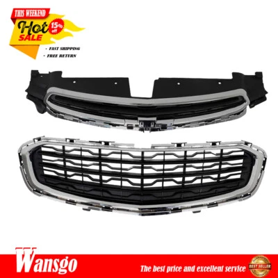 New For Chevrolet Cruze Limited 2015 2016 Front Upper Lower Grille Set Chrome Foto 1 de 4