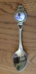 Cucchiaio souvenir vintage da collezione Holland Michigan - Foto 1 di 4
