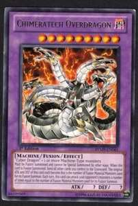 Yugioh Chimeratech Overdragon RYMP-EN061 Raro 1ª Edición - LP - Imagen 1 de 2