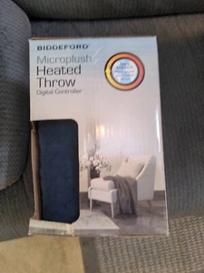 Biddeford Microplush Heated Blanket - Picture 1 of 5