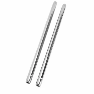 Cycle Standard 35MM Chrome Fork Tubes - 29-1/4 inch - 6 Over - Picture 1 of 2