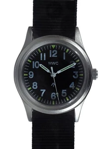 MWC Classic 1960s/70s Pattern European Pattern Military Watch with Webbing Strap - Picture 1 of 6