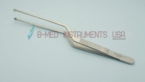 Pinza di presa tumore a baionetta grado O Yasargil 8" 7mm seghettata neuro/spina dentellata - Foto 1 di 8