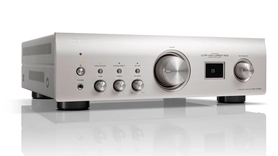 DENON PMA 1700NE SILVER AMPLIFICATORE INTEGRATO GARANZIA UFFICIALE ITALIA