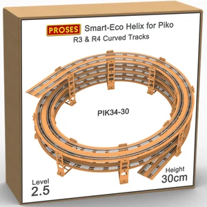 2.5 Level Helix for Piko Tracks R3/R4 - Gleiswendel für Piko A-Gleis - Bild 1 von 4