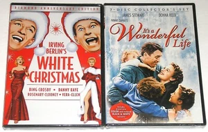 Holiday DVD Lot - White Christmas (New) It's A Wonderful Life (New) - Picture 1 of 1