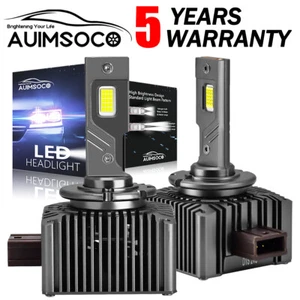 2X 40000LM 200W D1S D1R LED HEADLIGHT BULBS WHITE REPLACE XENON HID LAMPS - Picture 1 of 12