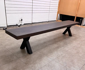 Möbeldorf Bodahl Esszimmerbank "Terra" Eiche geräuchert 240 cm UVP 1600 £ - Bild 1 von 7