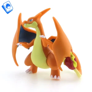 Action Figure Pokémon Mega Charizard Paradox 10cm STATUA DA COLLEZIONE Anime - Foto 1 di 8