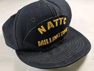 Vintage 80er US Navy NATTC Millington Mütze Aufnäher Naval Air Technical Training Center - Bild 1 von 5