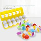 Plastic Sorter Eggs Matching Game Baby Learning Toy Toddler Birthday