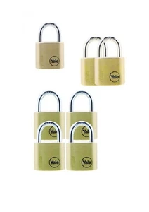 Padlock Yale solid brass lock Y110/30/117/1 / Y110/30/117/2 / Y110/30/117/4 - Picture 1 of 2