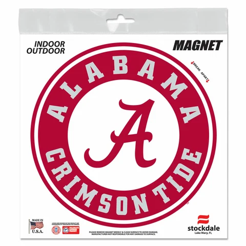 ALABAMA CRIMSON TIDE 5.5" DIE-CUT MAGNET FOR INDOOR OR OUTDOOR HIGH QUALITY Cover