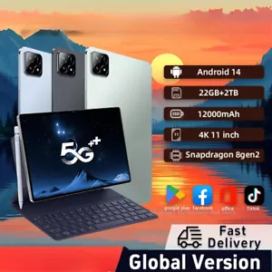 Tablet PC Pad Edición Global 7S Pro Snapdragon 8gen2 Android 14 HD 4K 22GB+2TB - Imagen 1 de 28