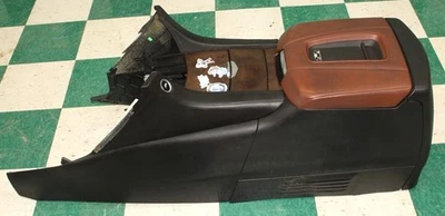 15' Escalade Black Center Console *STAINS* Leather Armrest Lid Cell Charging OE — 第 1/4 张图片