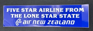Vintage Air New Zealand Bumper Sticker 11" - Picture 1 of 5
