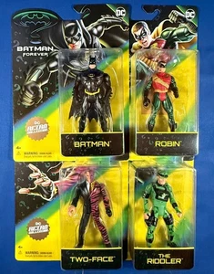 4 BATMAN FOREVER DC Retro Collection FIGURES Two-Face RIDDLER Robin BATMAN - Picture 1 of 18