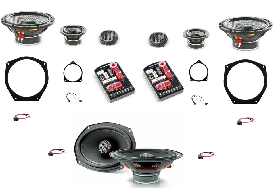 Kit Haut-Parleurs Focal Pour Mini R56 Hatch 3 Portes Série De 2006 À 2014 - Photo 1/1