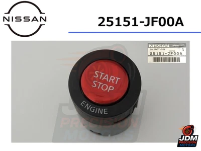 Nissan Genuine R35 GTR GT-R Ignition Start Button Engine Starter Switch OEM N117 Foto 1 de 4