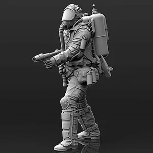 Unpainted Unassembled 1/35 Resin Zombie Killer white model kit scene model # - Picture 1 of 6