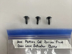 2006 Pontiac G6 driver front door lock actuator bolts - Picture 1 of 3