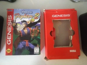 Virtua Fighter 2 für Sega Genesis NUR ORIGINAL KARTON & HÜLLE - Bild 1 von 3