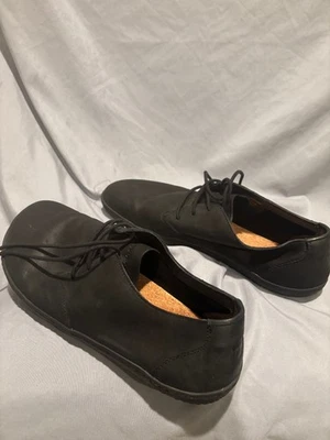 Vivobarefoot  Dress Shoes Black.  Size 12 (Eur 46m). Excellent condition - Imagem 1 de 4