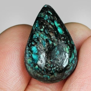 17Ct Spiderweb Turquoise Cab UPMK1901 - Bild 1 von 3
