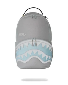 Zaino BACKPACK Sprayground SHARK CENTRAL MESH DLXS SQUALO SCUOLA GRIGIO BORSA - Foto 1 di 11