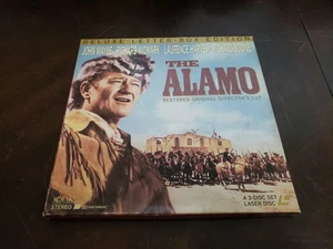 The Alamo: Deluxe Letterbox Edition 3-Disc Laserdisc Directors Cut 1960 Y2 - Picture 1 of 20