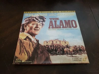 The Alamo: Deluxe Letterbox Edition 3-Disc Laserdisc Directors Cut 1960 Y2 - Image 1 of 4