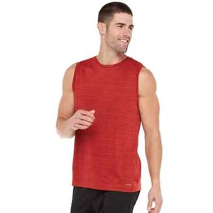 Performance Sleeveless Drytek Gray Red Yellow Green Tee Shirt Men's Tank XL XLT - Picture 1 of 12