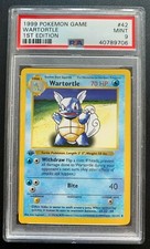 1999 Pokemon Base Set Shadowless 1st Edition Wartortle #42 PSA 9 MINT