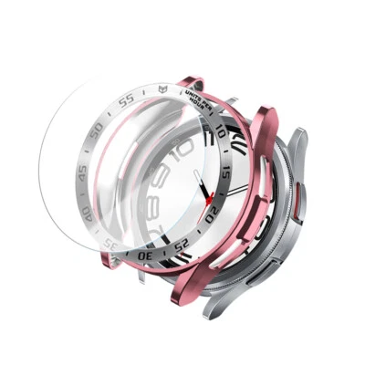 Vidro Temperado + Moldura + Capa Protetora Para Samsung Watch 6 Classic 43/47mm - Imagem 1 de 4