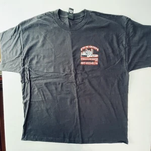 Trucking Company T Shirt “NO ME GRITES” 2XL Black US Cotton Truck Hauling Hanes - Picture 1 of 10
